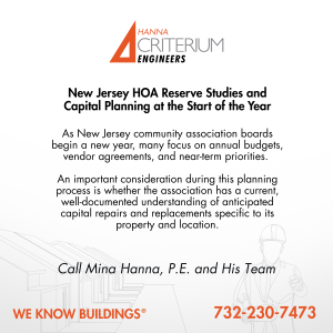 New Jersey HOA Reserve Studies and Capital Planning at the Start of the Year
